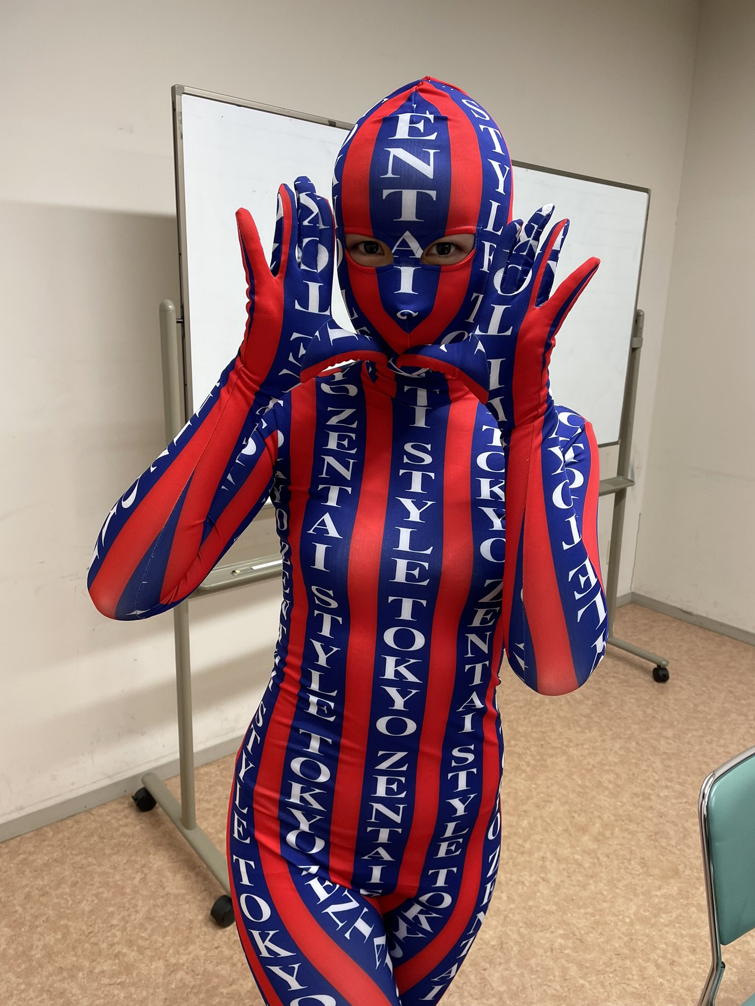 超極厚 全身タイツ ゼンタイ サック付き