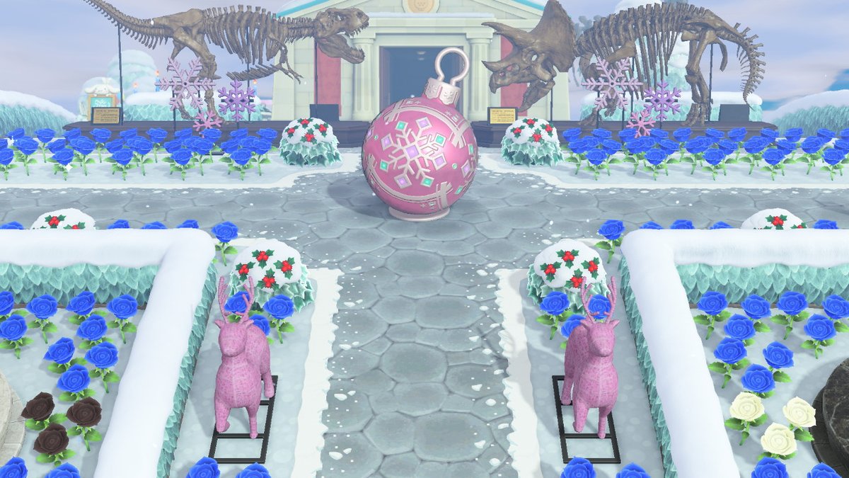 skaenund's tweet photo. Some custom winter path designs #acnhdesign #acnhcustomdesigns #AnimalCrossing #ACNH #NintendoSwitch https://t.co/ptJRTkJ2i7