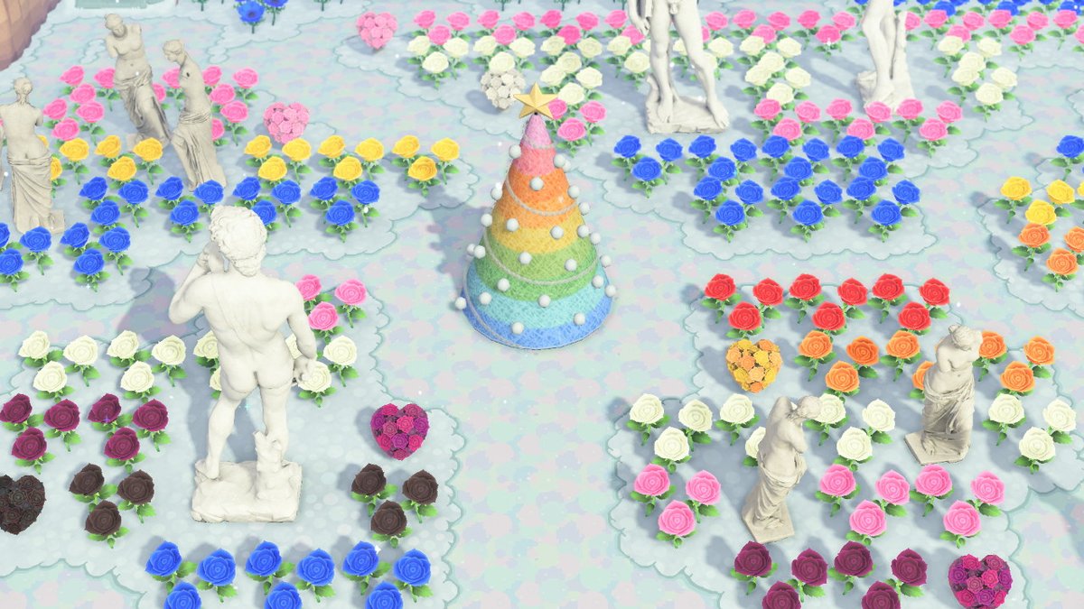 skaenund's tweet photo. Some custom winter path designs #acnhdesign #acnhcustomdesigns #AnimalCrossing #ACNH #NintendoSwitch https://t.co/ptJRTkJ2i7