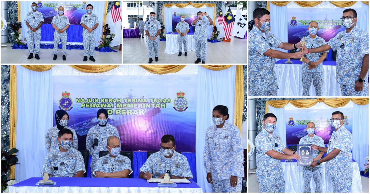 Majlis Serah Terima Tugas Pegawai Memerintah KD PERAK di antara Kdr Ahmad Nazri Bin Bahari TLDM dan Kdr Sugenderan a/l Nagalan TLDM telah disempurnakan oleh Panglima Armada Timur, YBhg Laksamana Madya Dato’ Sabri bin Zali di  Serambi. Thank you for your dedication Sir.