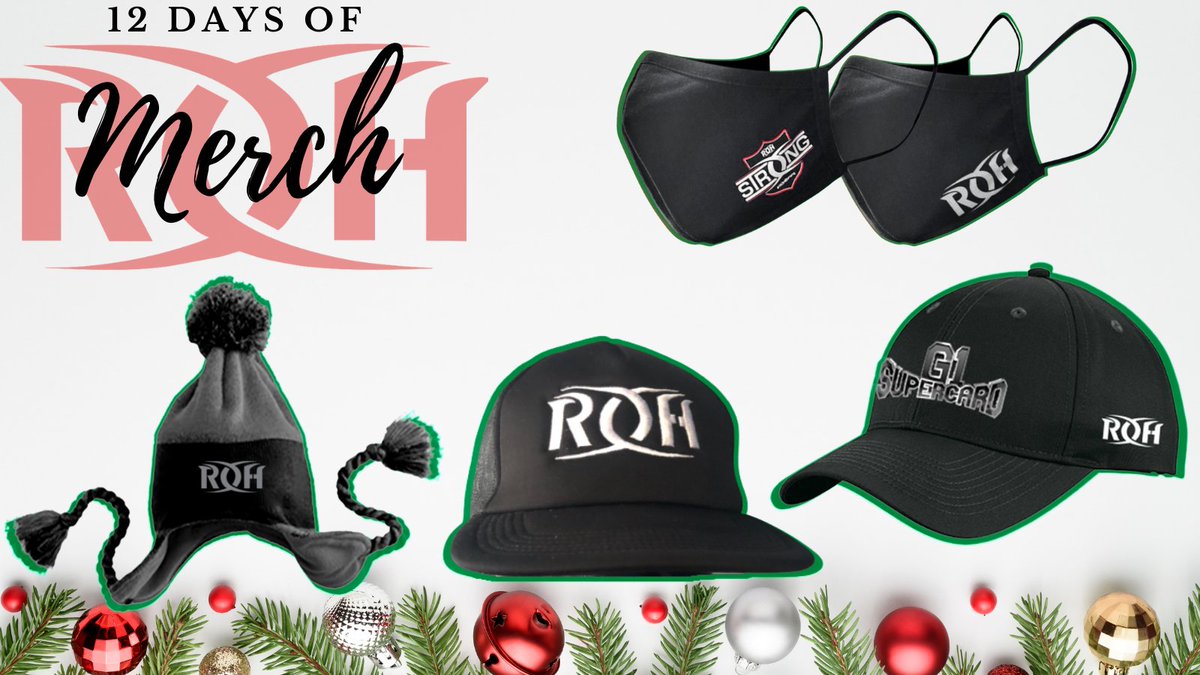 🎄 12 Days Of ROH Merch 🎄

DAY 6️⃣ - Headwear 

🎁 Start your wish list, check out these <a href="/ringofhonor/">ROH - Ring of Honor Wrestling</a> hats, masks, and gaiters

🚨ROH Holiday Sale begins 12/25

🛒 Headwear: bit.ly/3J4l6YC

#12daysofmerch
