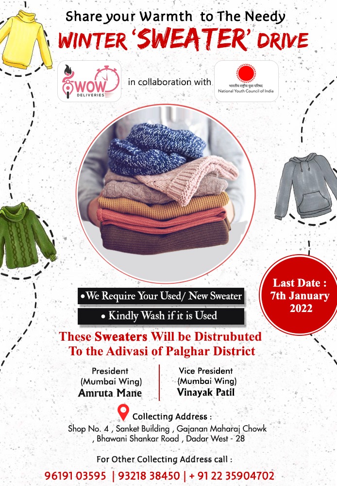 New and essential Drive From NYCI Mumbai team...👍👍👌👌 <a href="/Nyci4india/">National Youth Council Of India</a> <a href="/NYCI4Rajasthan/">NYCIRajasthan</a> <a href="/NyciTamilnadu/">NYCI TamilNadu</a> <a href="/RVimal70448400/">R.Vimal</a> <a href="/NYCI4Assam/">NYCI Assam</a> <a href="/nyci4jk/">NYCI (Jammu & kashmir)</a> <a href="/NYCI4Telangana/">NYCI_Telangana</a> <a href="/nyci4hp/">NYCI4Himachal Pradesh</a> <a href="/DelhiNyci/">DelhiNYCI</a> <a href="/NYCI4Odisha/">NYCI Odisha</a> <a href="/NYCI4Panjab/">NYCI Punjab</a> <a href="/NYCIAndhra/">NYCIAndhra</a> <a href="/NYCI4MP/">NYCI Madhyapradesh</a> <a href="/amarprasadreddy/">APR</a>