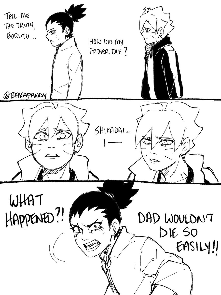 So I lied about being finished with the "What if Borushiki killed Shikamaru" story. Here's more of the aftermath 🥲 