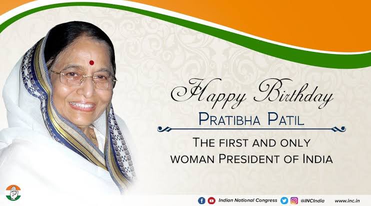 Happy Birthday to the first and only woman President of India Smt. Pratibha Patil Ji. 