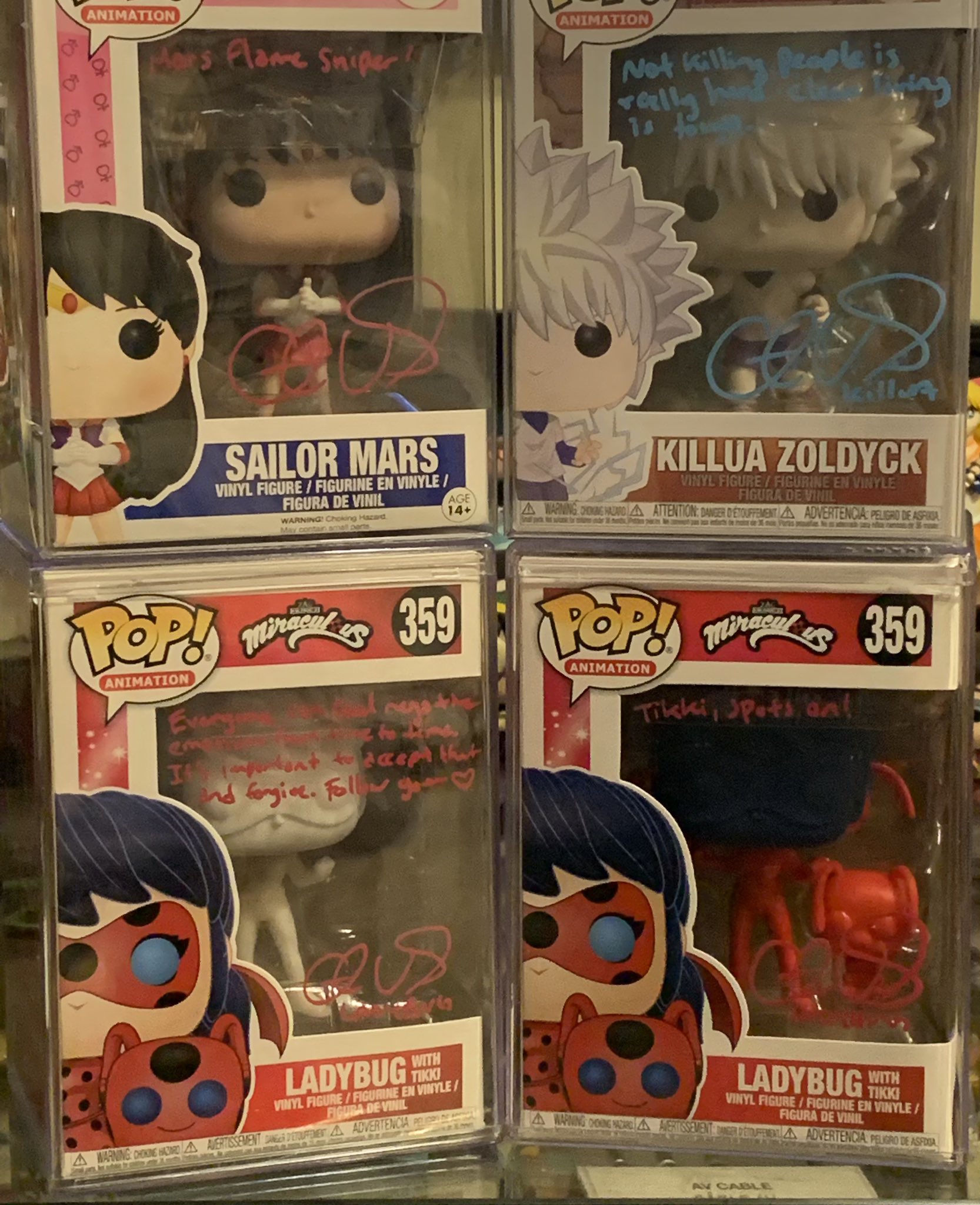 Funko Killua Zoldyck Chase pop signed by CRISTINA VEE - town-green.com