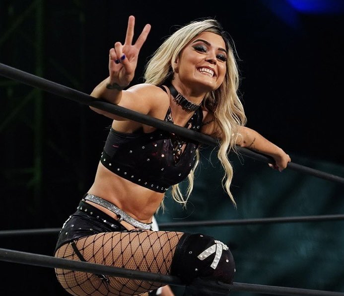 Because she’s awesome!✌🏼

                    🖤      💚
           💚                         🖤
                  
       🖤      TAY CONTI     💚
                      
           💚                        🖤
                    🖤      💚