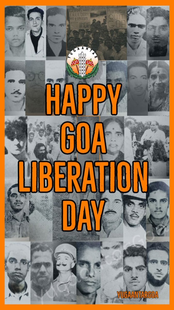 YugaantarGoa's tweet image. Our respectful tribute to the valour, courage &amp;amp; tireless efforts of our great freedom fighters &amp;amp; the valiant soldiers of the Indian Armed Forces who fought to liberate Goa from colonial rule.Goa will always remain indebted for their supreme sacrifices.
#GoaLiberationDay
#GoaAt60
