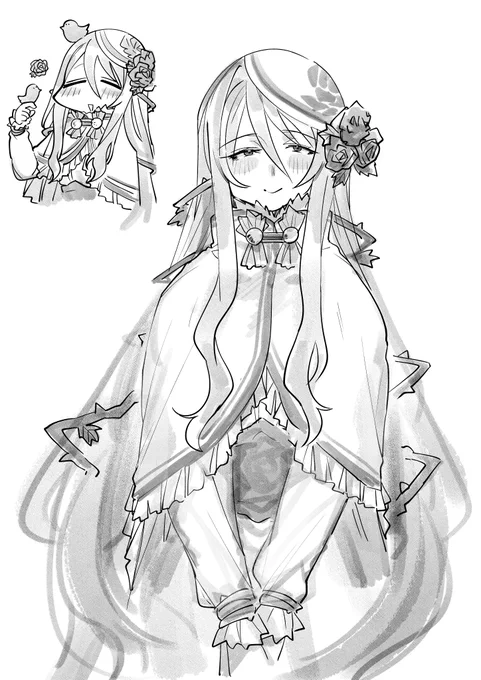 白夜の皆様も好きなんだよ
リゼルドも描きたかったんだけどメカ描けないので精進だ…ごめんねリゼルド… 