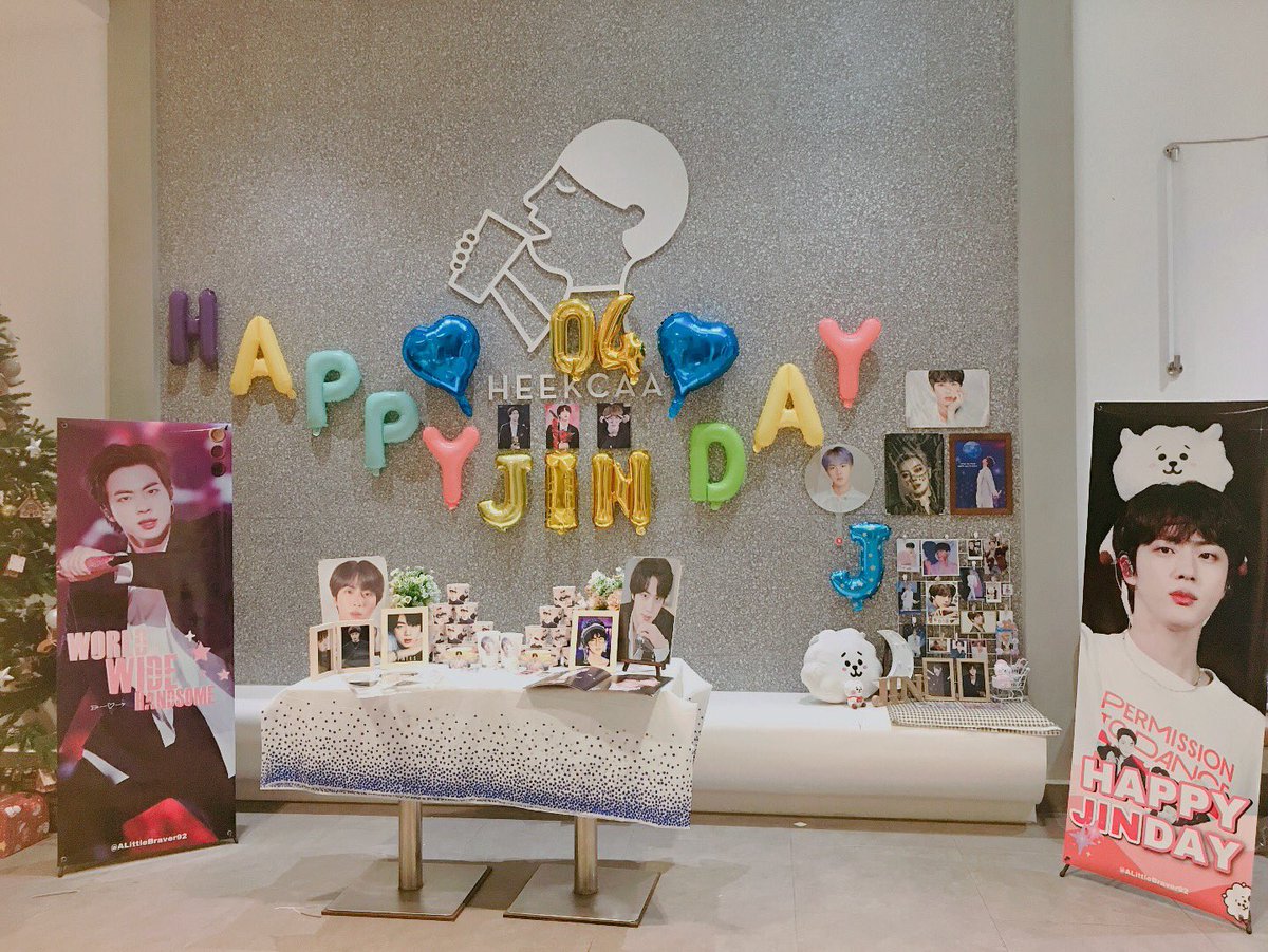 HAPPY JIN DAY IN CAMBODIA 🥰
< Devoted to u > <a href="/BTS_twt/">방탄소년단</a> 
Special thanks to masternim: <a href="/ALittleBraver92/">A LITTLE BRAVER 🐬</a> and Unnie <a href="/ParkOSan10/">💎🐇🩵โอยุนจอง🩷🥕🐇</a> 💙💙
Thank you cam-army for coming to join Seokjin birthday event 💙🐹🌙
#WePurpleYouTeam