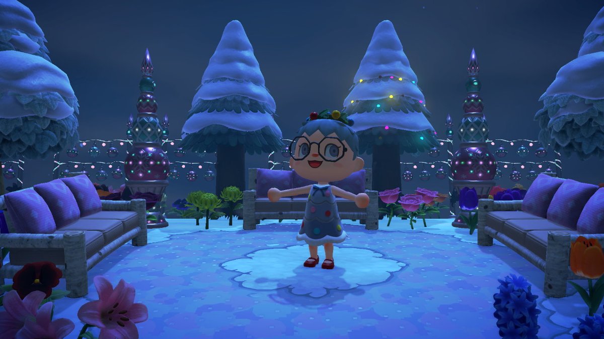 skaenund's tweet photo. Some of my fav, almost completed, areas at night <3 #acnhdesign #AnimalCrossing #ACNH #NintendoSwitch https://t.co/UZAFe4jCS5