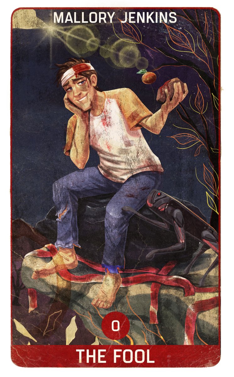 Hyper_RPG's tweet photo. Another look at the #KOllOK tarot card's First Pull, @Sohinki's dearly departed Mallory Jenkins #MakeTheShow https://t.co/ZxPBBoIQ4J