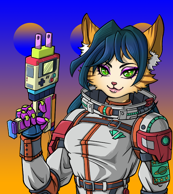 playSIPHER's tweet photo. Get a chance to be the new owner of this NEKO 😻

Join the MASSIVE #NFTGiveaway from Play to Earn World. Best of luck Sipherians! https://t.co/MskECTbulq