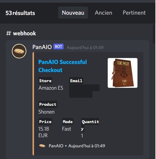 <a href="/panaiobot/">PanAIO</a> boss of Amazon 🥖
Expected to arrive 23, due to cancel and error at payment 🎥

Proxy : <a href="/AddictProxies/">Addict Proxies</a> 
CG : @BabaPkmn