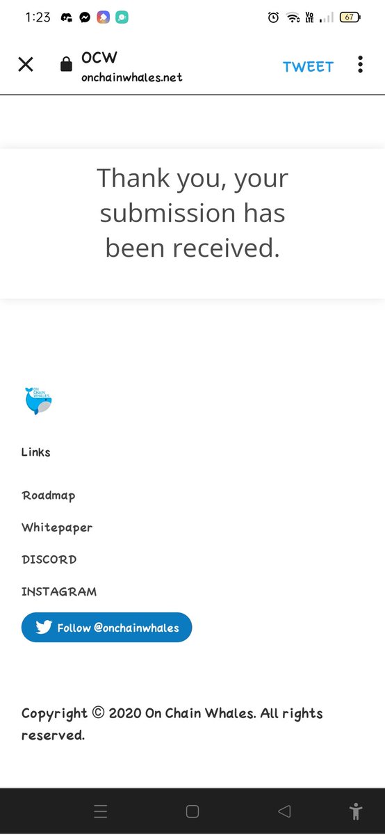27laiii's tweet photo. @onchainwhales I've submitted twice is it okay? https://t.co/KaSWeEFxSL