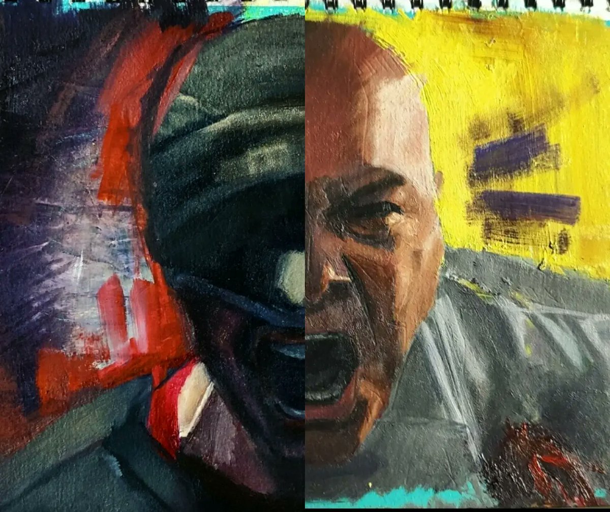 These 2 pieces were made as a collection, hopefully y'all like this
<a href="/Daredevil/">Daredevil</a> <a href="/vincentdonofrio/">Vincent D'Onofrio</a> 
#DaredevilSaved #Daredevil #SpiderManNoWayHome