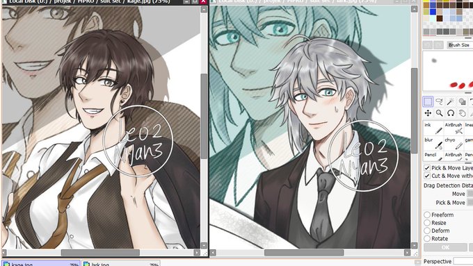 doneee ><

I finally finish all of them, but I maybe drawing more for the kids and waiting for the whale queen appeared in the manhwa so I can draw her too ... https://t.co/1GbTgPxBEc 