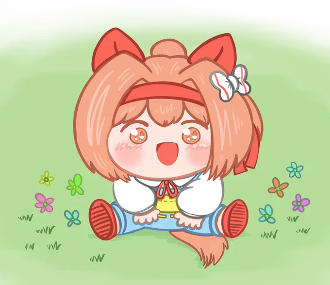 昨日の動画、トンボとウララちゃんの差分 #ウマ娘 