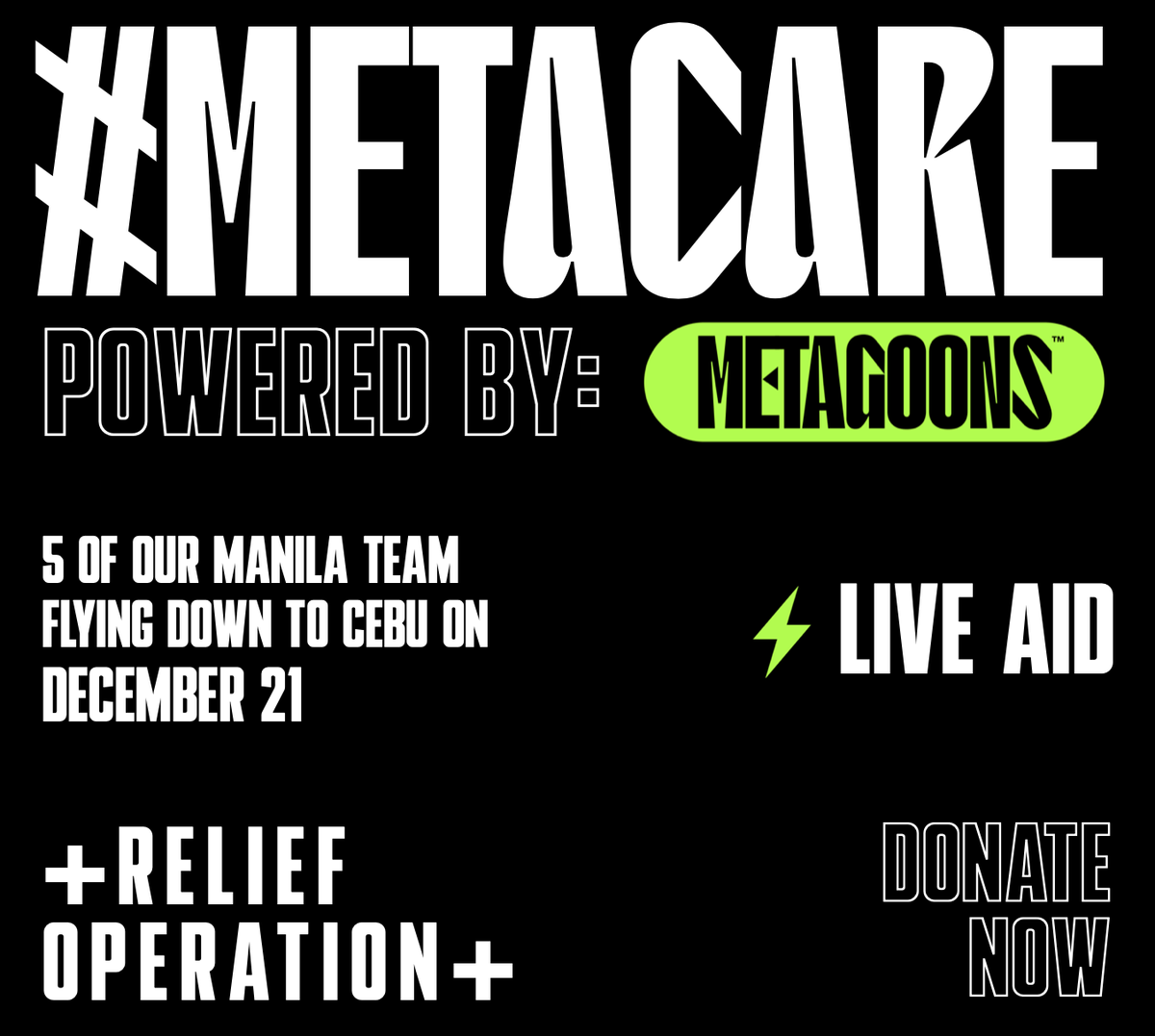 MetaGoons's tweet photo. Let's go and make a difference by sending in your in-kind donations via GoFundMe: 
https://t.co/QXQdXhfd28 https://t.co/iT1W0Wksly