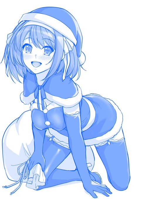 これはサンタハルヒさんとクリスマスの性の六時間を過ごすキョンの絵を描いていて
だんだん憂鬱になってきたやつ
多分自分は今年も絵描いて過ごす 