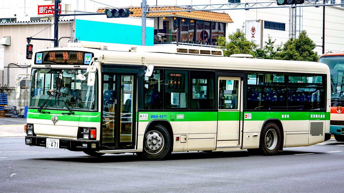 先週に新たな研修車・N376(江東200は11)が登録され、K471が除籍の模様