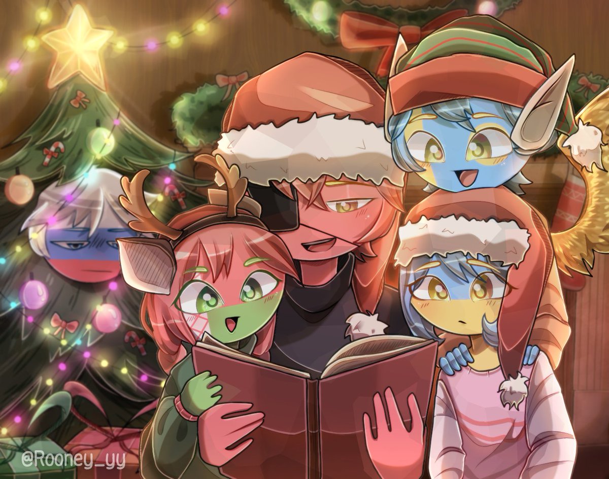 Tangmay_y2's tweet photo. Merry Christmas in advance! 🎉🎄
#CountryHumans https://t.co/q6tNyQPoQP