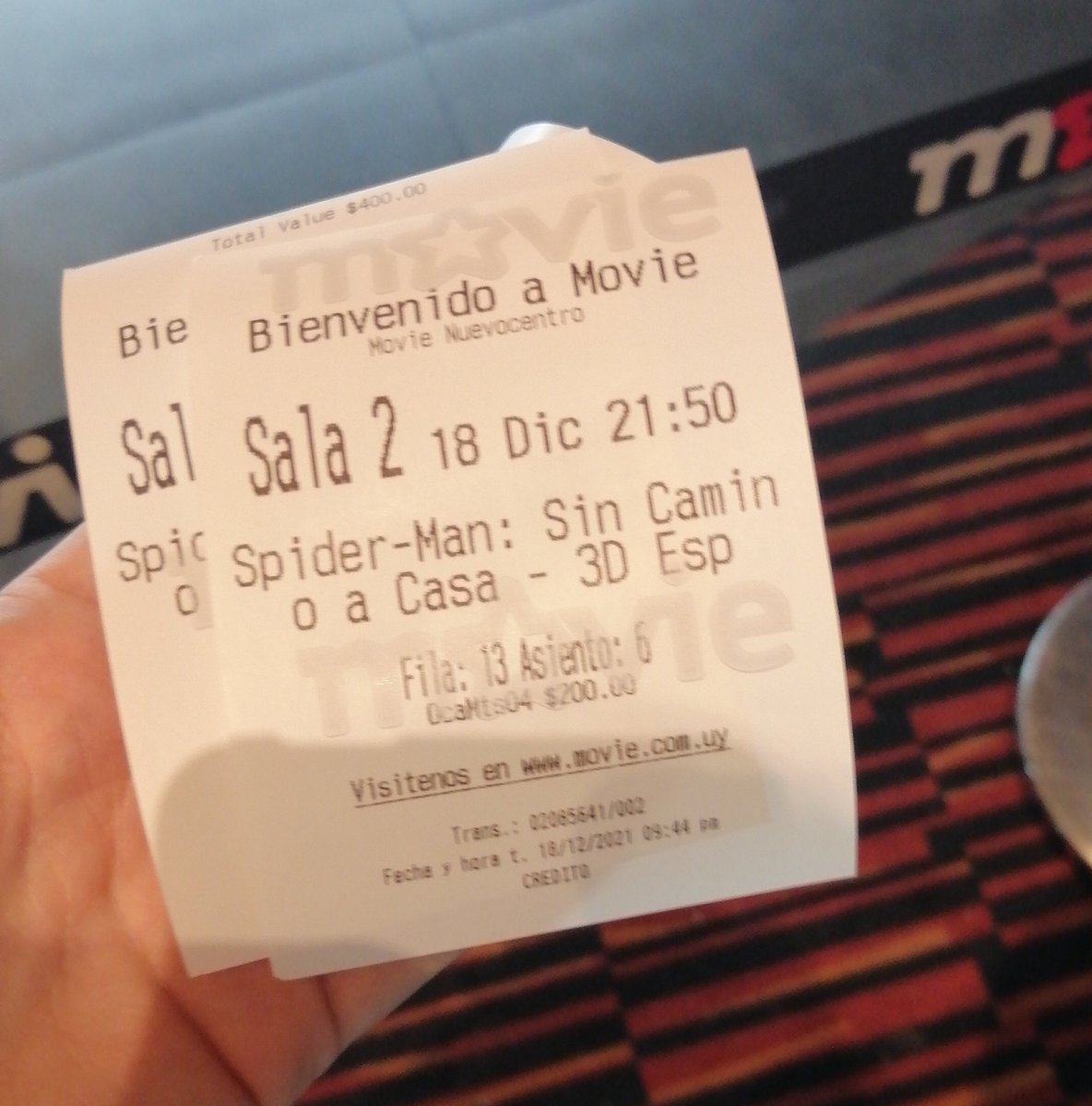 Que lindo volver al cine después de tanto tiempo 🥺💖