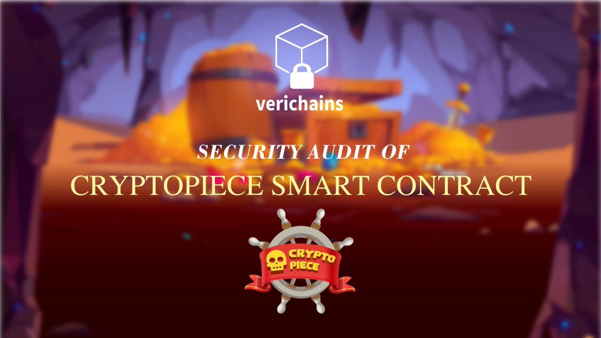 Dankest55's tweet photo. 🚀🚀VERICHAINS AUDITED @CryptoPieceNFT 🚀🚀

@CryptoPieceNFT is an audited smart contract by verichains to protect the interests of investors and avoid being hacked 🌟🌟💥💥💥💥🌟

Thank you to all of the investors who have placed their faith in the project.

$LZ #LaunchZone https://t.co/u5sX4rRrm3