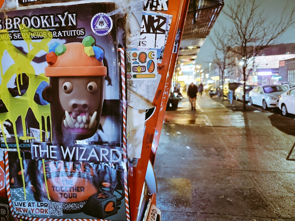 TU420's tweet photo. #3vil Saturday night Crossing path with THEWIZARD in NYC.  @cryptothieve https://t.co/S0Ms0Q3bLw