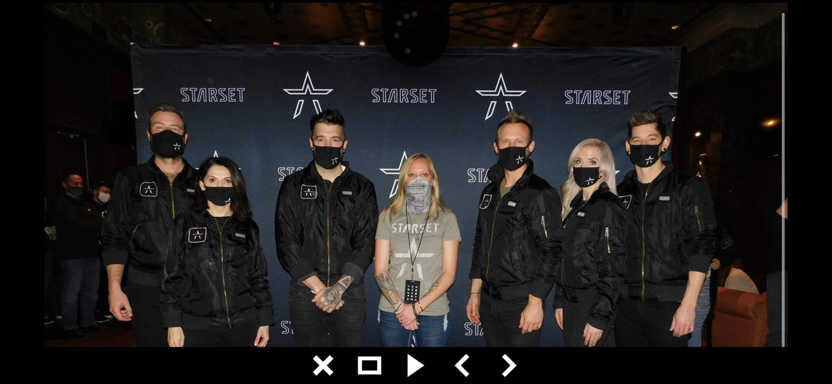 Krysta78041384's tweet photo. Thank you @starsetonline @dustieboots 🔥 for such a phenomenal demonstration! SO worth the trip from my home state to see your last show on this tour!! Highly looking forward to attending more demonstrations soon!! #starset #starsetsociety #dustinbates #starsetonline https://t.co/tpOPjVcgcm