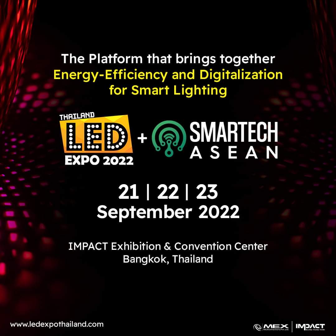 MexExhibitions's tweet image. Get ready to witness the illuminating industry gather at the international venue from 21-23 September 2022! Various LED &amp;amp; Lighting insights with innumerable business and networking opportunities await you!

👉 For more info: ledexpothailand.com

#LEDExpo #LEDIndustry