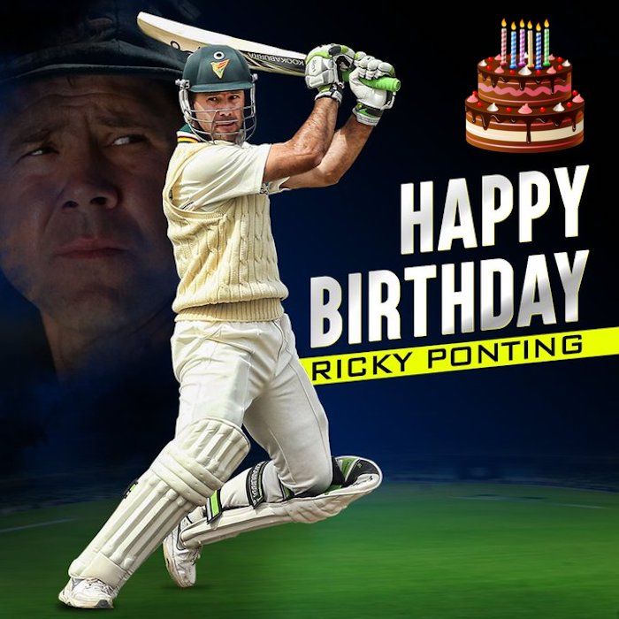 Happy Birthday, Ricky Ponting 