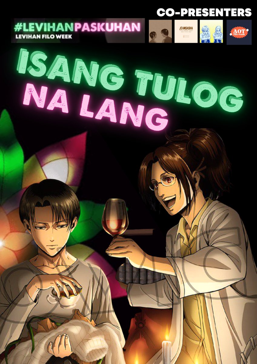 Isang tulog na lang, #LevihanPaskuhan na! 

Handa na ba kayo para sa isang masigabong pasko? 🌟

🎄Inaabangan namin ang inyong mga entry para sa ating LHFW Christmas Zine!! 👀

 #LevihanFiloWeek #LHFWZine