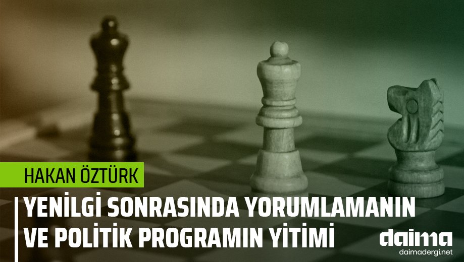 daimadergi's tweet image. Hakan Öztürk | Yenilgi Sonrasında Yorumlamanın ve Politik Programın Yitimi
Yazıyı okuma için tıklayın:
daimadergi.net/2021/12/19/yen…