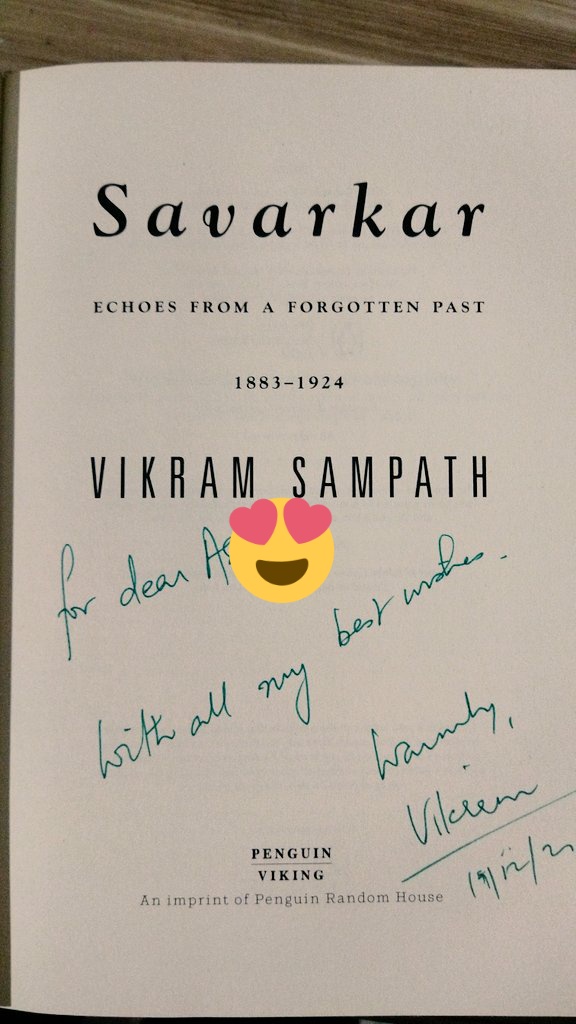 It was such a pleasure to meet u in person... U were so generous and humble... #inspired
@vikramsampath  
#gorakhpurliteraryfest