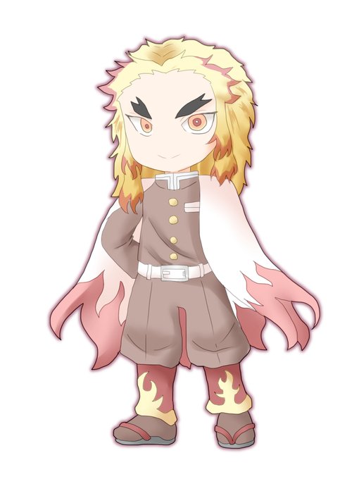 見る専さんがTwitterに投稿した煉獄杏寿郎(鬼滅の刃)のイラスト。