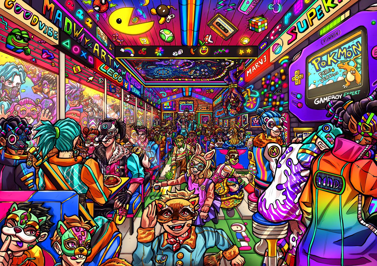 Homecoming 😈🏠🎄💕 My 2nd work on @withFND 

ALL OF MAD MUTANTS 50 CHARACTERS. They come back to party and celebrate ‼️

foundation.app/@mynameiston/~…

#NFT #NFTCommunity #NFTTHAILAND #nftcollector #NFTartists #NFTcollection #NFTcollectibles #FND #MADMUTANTS