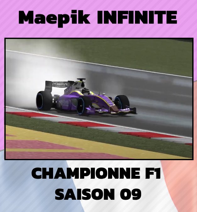 OnlytruthC's tweet photo. Incroyable nous avons pu assister à une course extraordinaire, où le titre pilote ce jouer et c’est un nouveau champion du monde que nous avons la. Maepik Infinite 🇫🇷 devient le 8 champion de cette catégorie. Il ne défendra malheureusement pas son titre la saison prochaine. https://t.co/XNjjCRbyLW