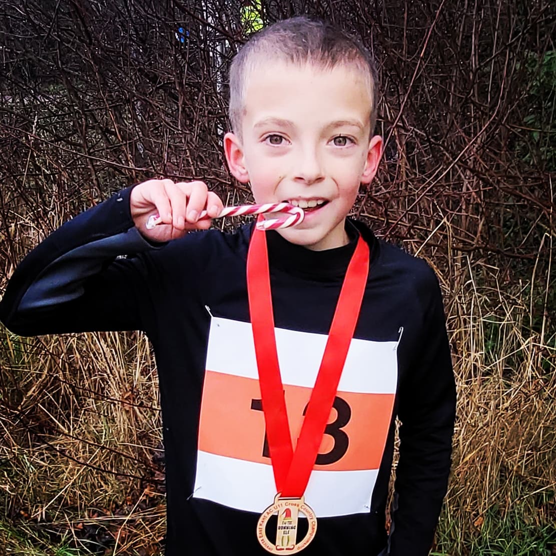 tjd5900_tom's tweet photo. Super Sammy bagged a second place on a tough cross-country course today. Super proud, strong running. Great event.

His brother had fun pacing the youngest group. 

#grassrunners #running #activefamily https://t.co/AuHzJUZ4Cq