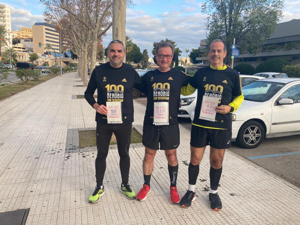Muchos km con <a href="/xmm654/">Xisco Marí</a> <a href="/Peppomar/">Pep Pomar</a> para participar en la @run4ELA <a href="/ELABalears/">ELA Balears</a> <a href="/SonLlatzer/">Hospital Universitari Son Llàtzer</a> <a href="/SonEspases/">HU Son Espases</a> <a href="/apmallorca/">Gerència d'Atenció Primària de Mallorca</a> #esclerosislateralamiotrofica