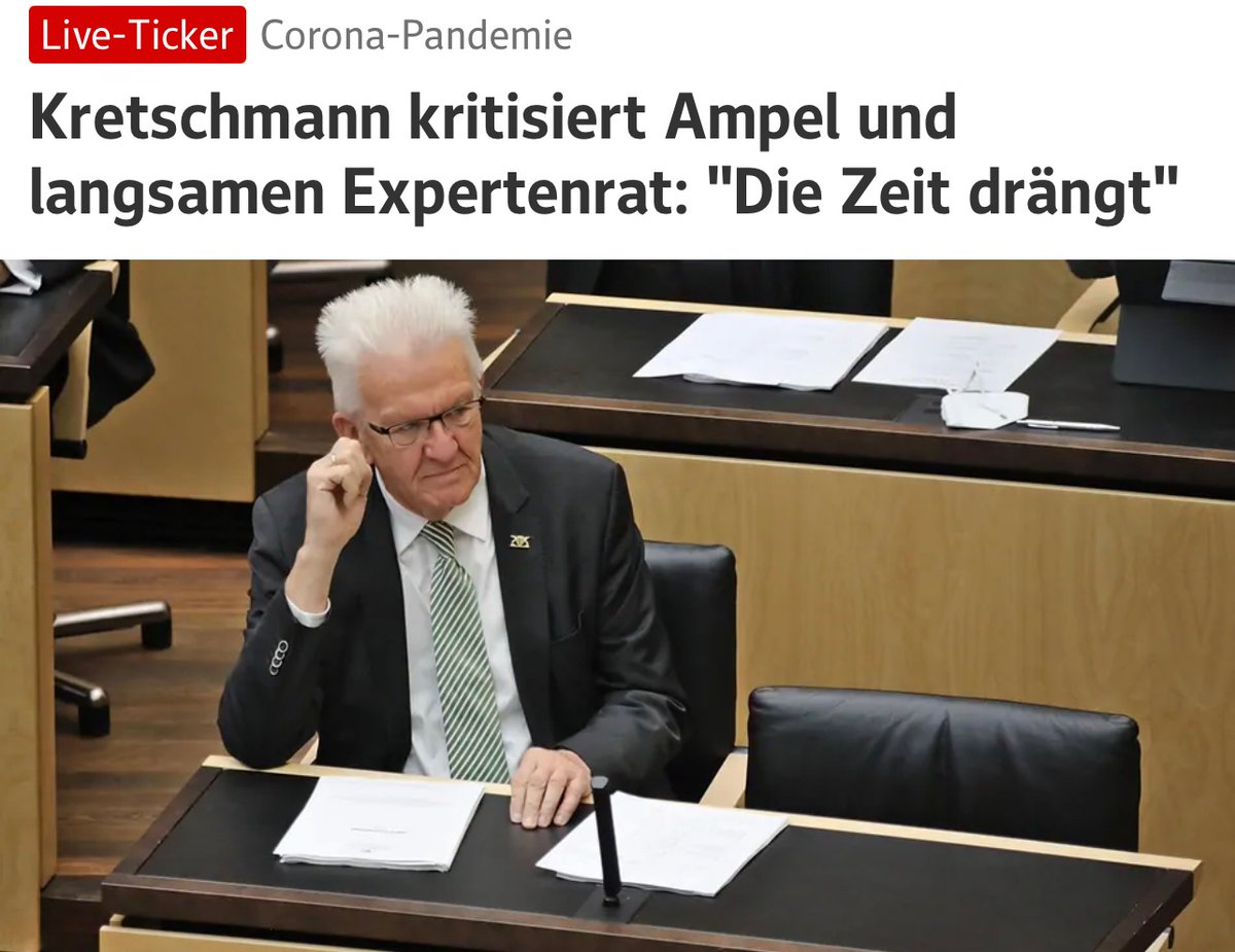 Dr_Unbequem's tweet photo. #Kretschmann: Armer, verwirrter, alter Mann, der verantwortlich ist für eine der radikalsten #Corona-Verordnungen im Bund. Ein Politiker kritisiert die Arbeit von den Experten🤡

#Hetze #Hass #Covidioten #coronaprotest #Omikron #2Gmussweg #HH1812 #ffm1812 #Panikmache https://t.co/u220c70T5d