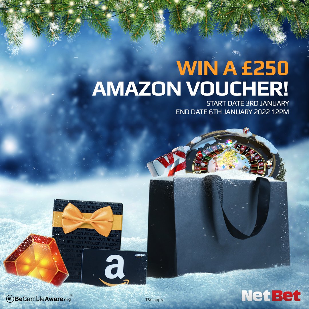 🎅 £250 Amazon Voucher Giveaway!! 🎅

🎁 To enter like &amp; retweet and tell us what your favourite Christmas carol is?

👀 Winners picked at random. Ends 06-01-2022, 12pm . One entry per person. Comment below to enter.

T&amp;Cs Apply | 18+ nbet.co/giveaway