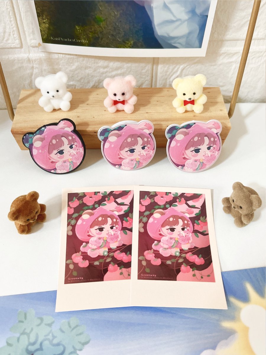 ʕˊσ̴̶̷̤ Ⱉ σ̴̶̷̤ˋʔ 

คืนนี้ประมาณ 3 ทุ่มจะมาสุ่มแจกของรางวัลสำหรับคนที่ลงรูปติดแท็กในงาน #KaisPeachesgarden นะคะ ~~

ขอคนสะดวกออกค่าส่งค่า 😊