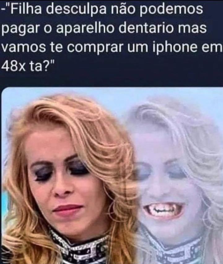 stlyyt's tweet photo. Dinheiro pra paga o aparelho não tem, mais pra comprar um iPhone, tem QKBAJAJAKKA https://t.co/u4Aw04xszs
