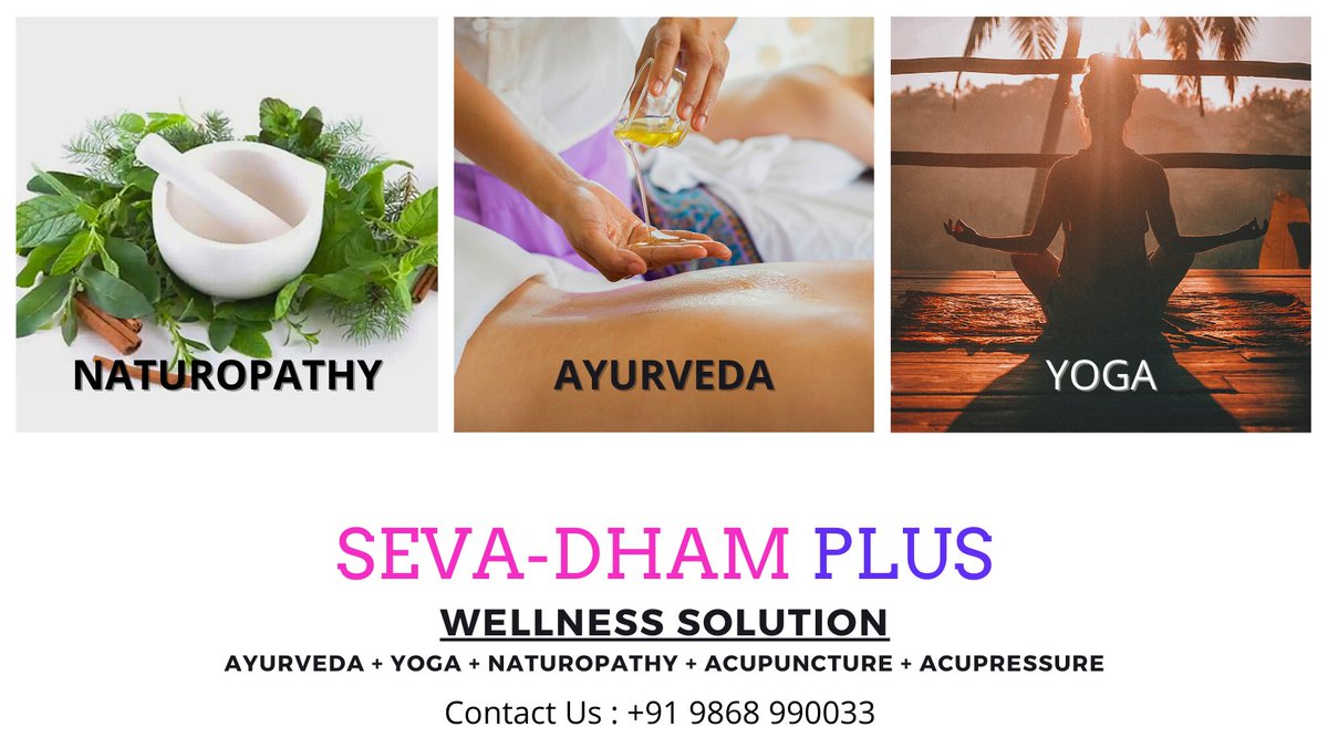 SevaDhamPlus's tweet photo. Seva Dham Hospital assure you the best #Ayurveda, #Naturopathy, #Yoga, #Acupuncture &amp; #Acupressure therapy for every #health problem.
Feel free to contact us at the following details :
Phone : +91 9868990033
Web : https://t.co/ku5SPc2VXe https://t.co/9uG1keDeXr