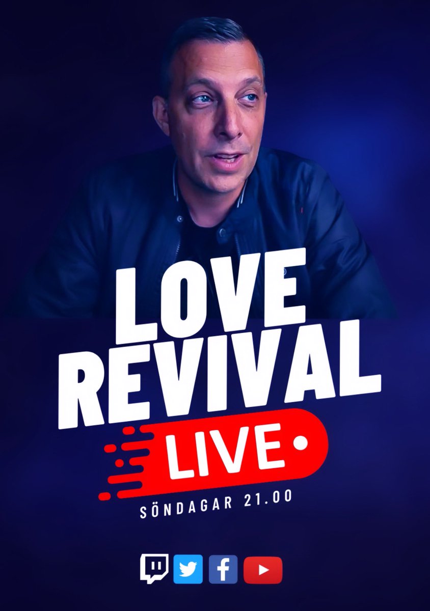 LoveRevival_'s tweet photo. LOVEREVIVAL LIVE IKVÄLL 21.00 https://t.co/POl4keCpkm https://t.co/oUP50PagiS