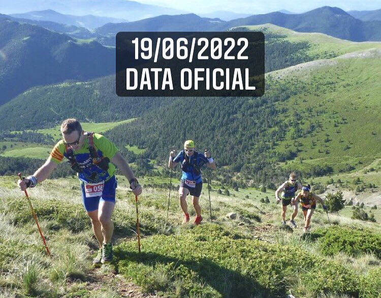 laribalera's tweet photo. ✅Confirmada la data oficial de la cursa: diumenge 19/06/2022
▶️Ben aviat tots els detalls i com obtenir el vostre dorsal. Que 6 mesos passen volant! #trailrunning #purtrailpallares https://t.co/4XAA2s5VKM