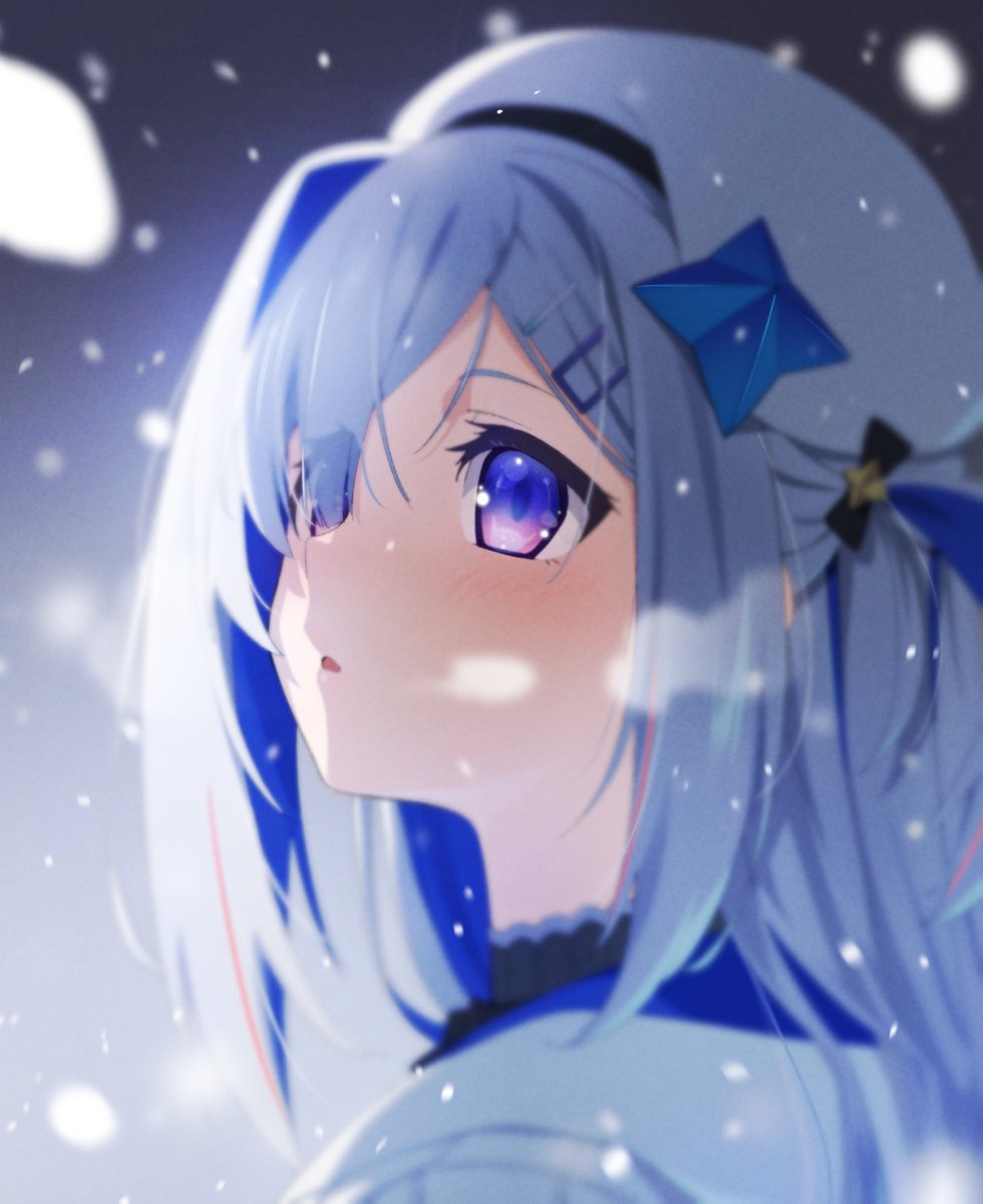 天音かなた 「#かなたーと
🌨️ 」|GULIM/グリムのイラスト