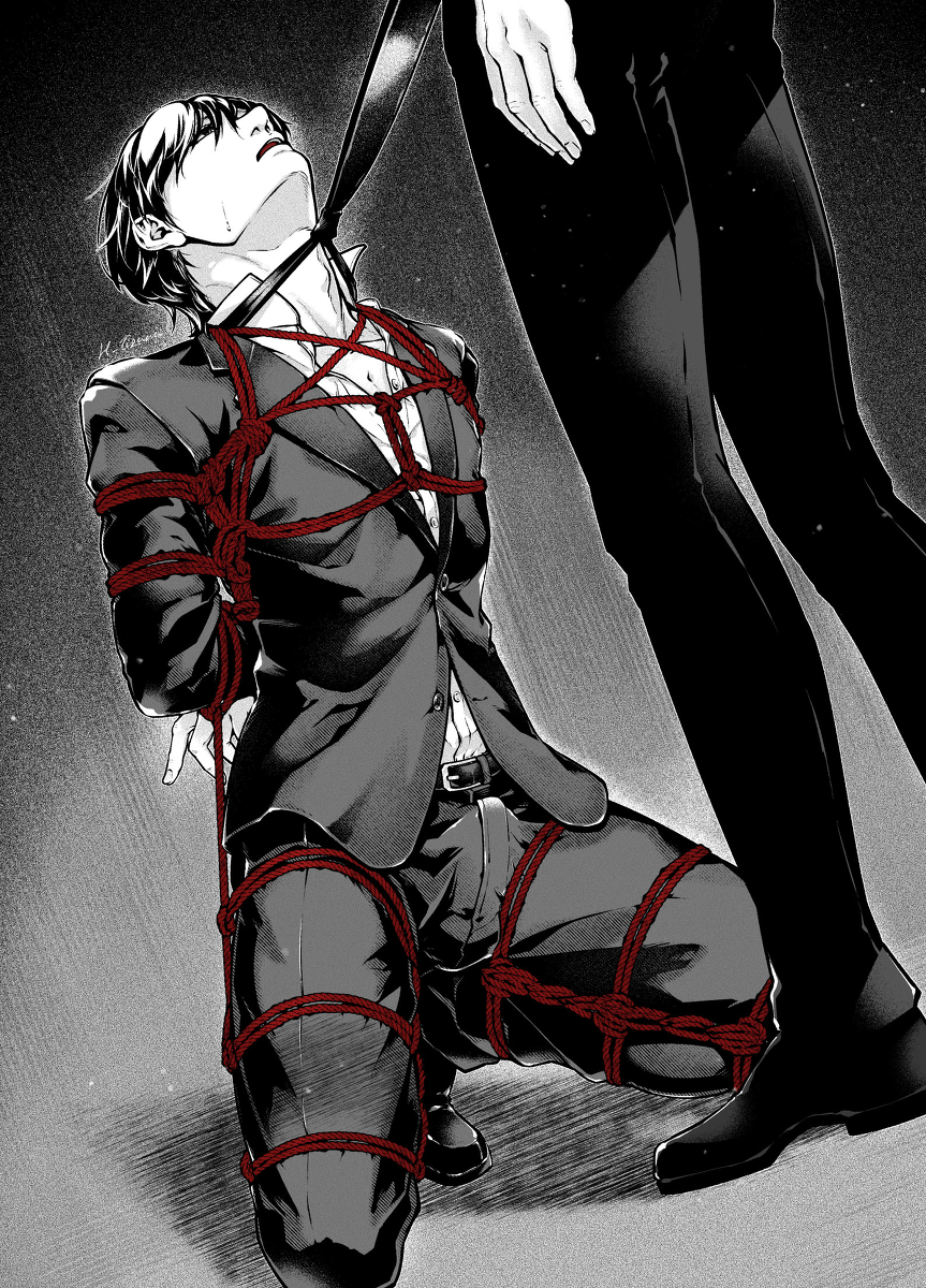 柊 千鶴 on X: 【創作BL】スーツ×緊縛【相性最高な最悪の男】 #創作BL #創作 #オリジナル #リーマン #スーツ #拘束 #緊縛 #緊縛着衣  t.cobwYGp2alFq t.coosYQF8NYI6  X