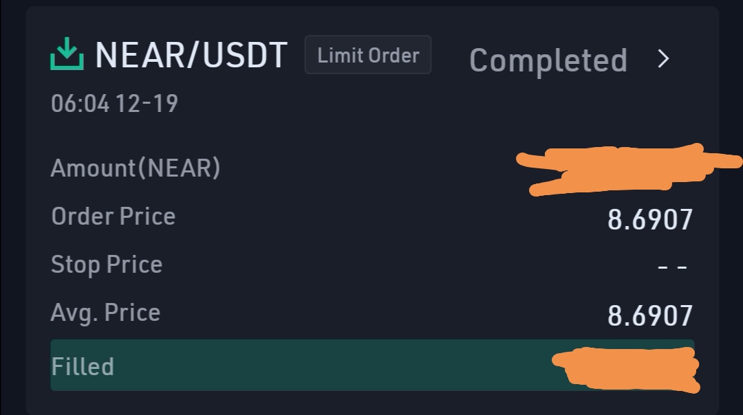 cryptocevo's tweet photo. Woke up early in the morning and added more $NEAR. Next orders are between 7 and 8 if it ever goes that low. https://t.co/k2vHpYNBnJ
