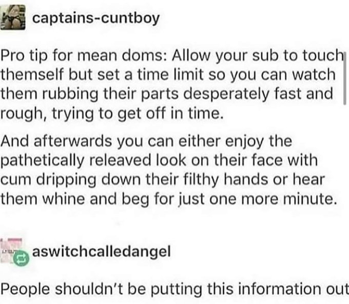 #domme #sub #beg https://t.co/f4iqwyGgYD<a href="/tag/domme"class="tags">#domme</a><a href="/tag/sub"class="tags">#sub</a><a href="/tag/beg"class="tags">#beg</a>